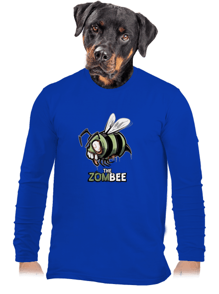 ZomBee férfi hosszú ujjú póló Royal Blue