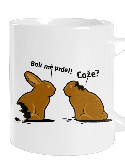 Fáj a seggem! nagy bögre White