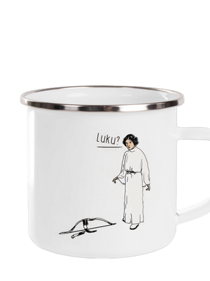 Luke és Leia pléhbögre White