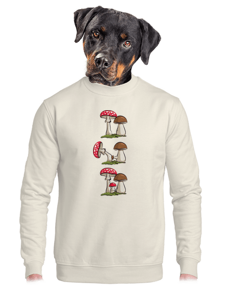 A gombakrónikából unisex crewneck Off White
