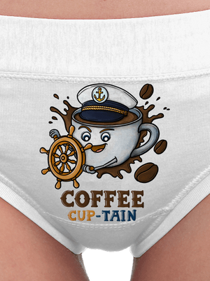Coffee Cup-tain női bugyik White