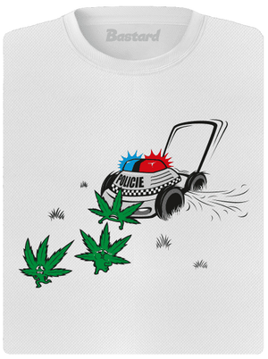 Ganja bust női sportpóló White