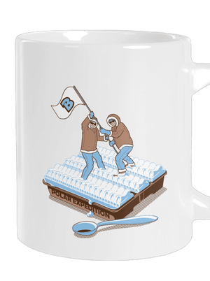 Sarki expedíció nagy bögre White