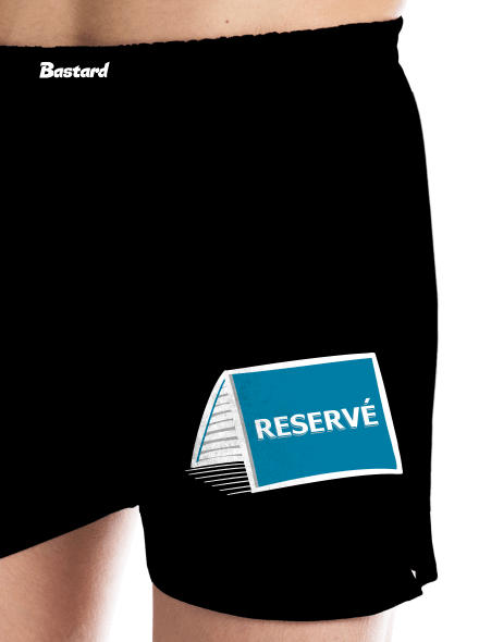 Reservé férfi alsó nadrág Black