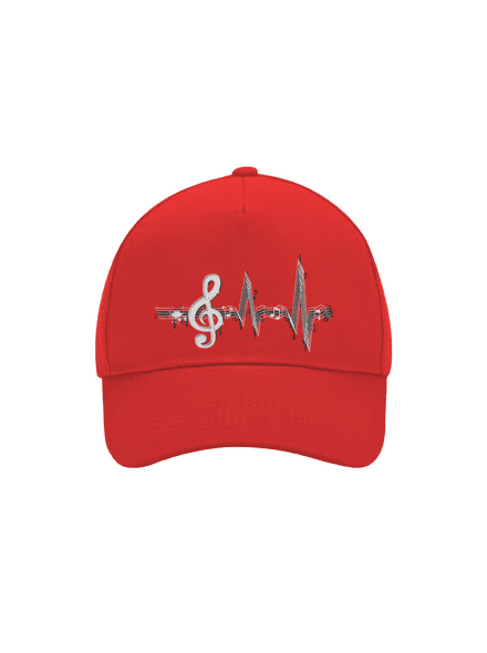 A zene az életem baseballsapka Classic Red