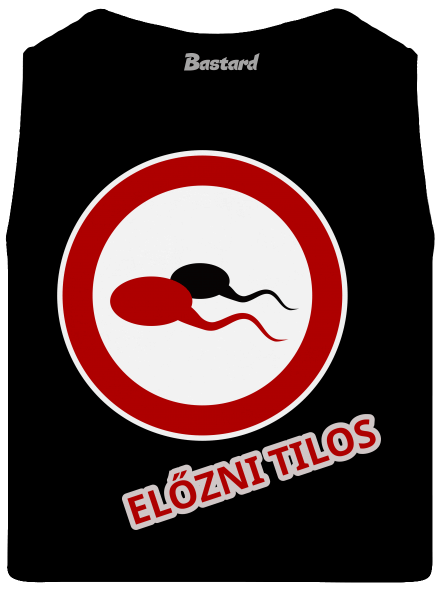 Sperma férfi trikó Black