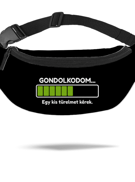 Gondolkodom övtáska Black