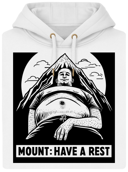 Mount have a rest unisex prémium pulóver Snowwhite