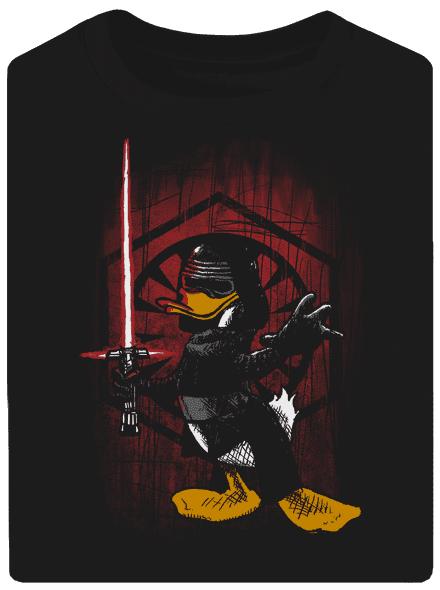 Kylo Duck unisex túlméretezett póló Black