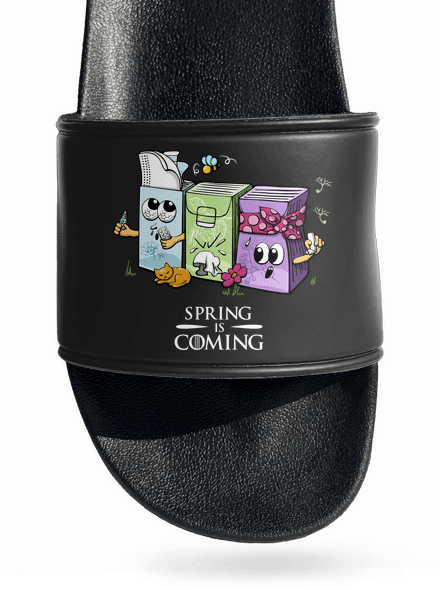 Spring is coming papucs Black