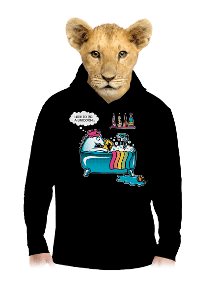 Mi kell az egyszarvúvá váláshoz gyerek kenguruzsebes pulóver Black