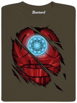 Ironman férfi hosszú ujjú póló Urban Khaki