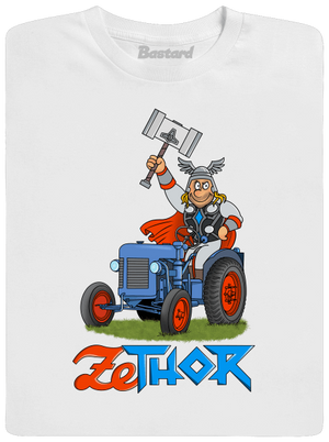 ZeThor férfi hosszú ujjú póló White