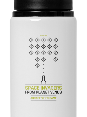 Space Invaders kulacs White