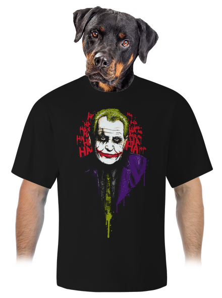 Zeman Joker unisex túlméretezett póló Black