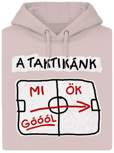 A taktikánk unisex prémium pulóver Rose Chalk