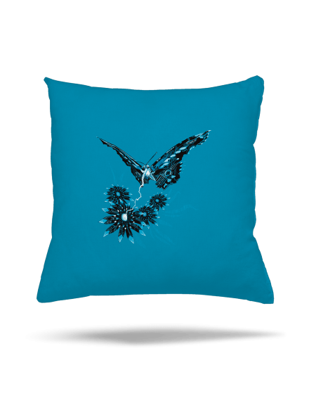 Fake nature párna Blue Turquoise