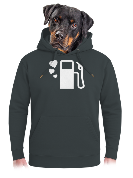 Tele kérem unisex prémium pulóver Charcoal