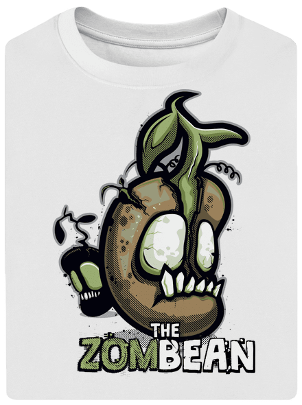 Zombean unisex túlméretezett póló White