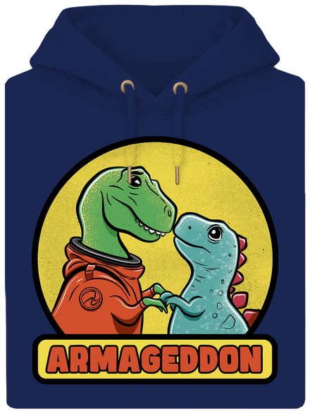 Armageddon unisex prémium pulóver Navy