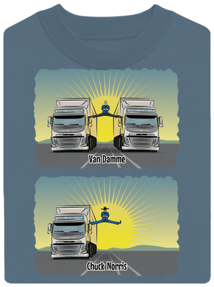 Chuck & Truck unisex crewneck Nordic Blue