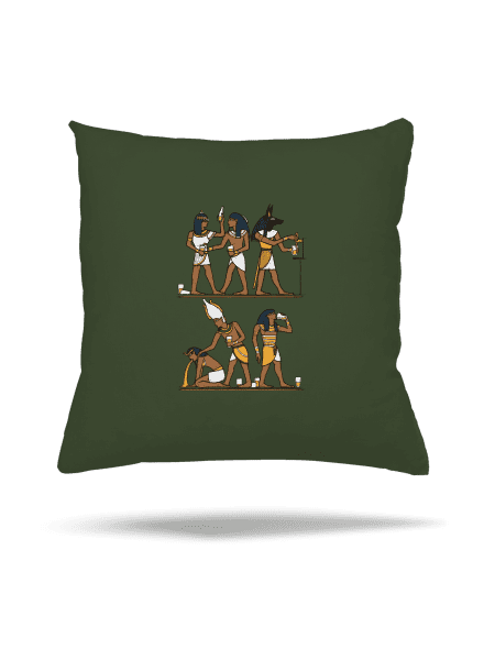 Egyiptomi parti párna Olive Green