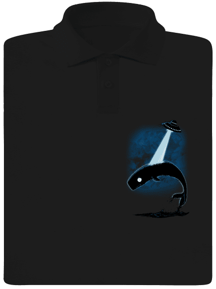 Big fish férfi pólóingek Black