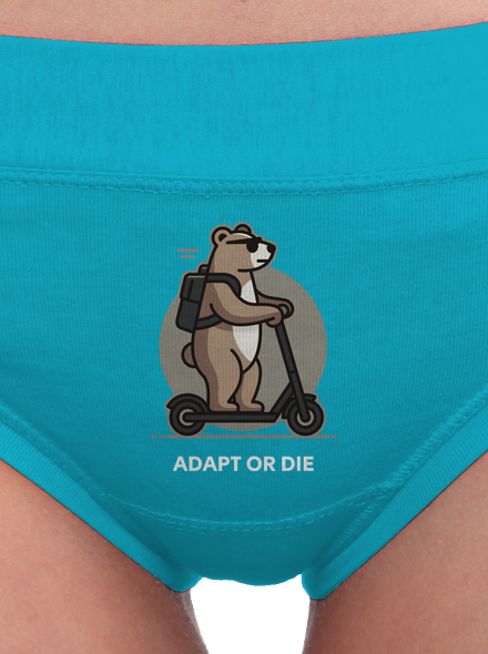 Adapt or die női bugyik Turquoise