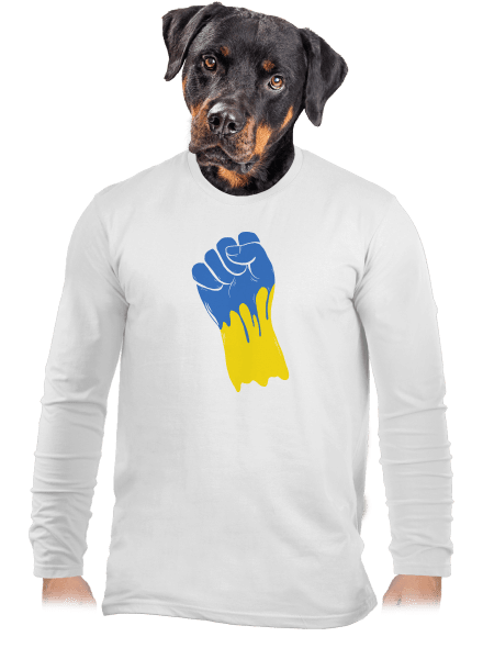  férfi hosszú ujjú póló White