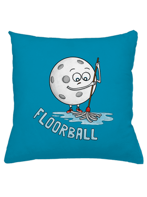 Floorball párna Blue Turquoise