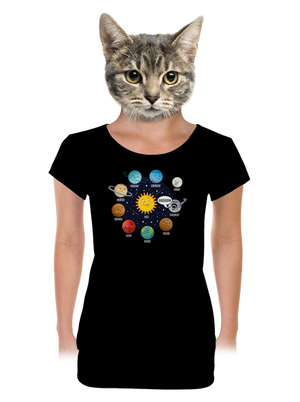 női póló elasztikus alsó szegéllyel