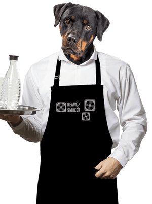 Heavy smoker kötény Black