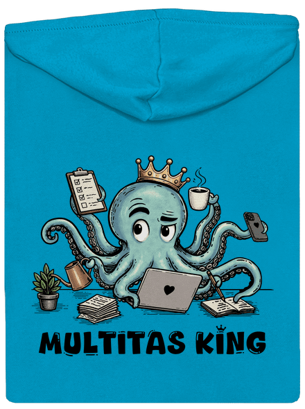 Multitas king cipzáras női pulóver Blue Atol