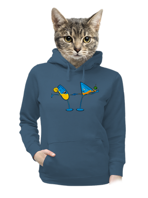 női kenguruzsebes pulóver