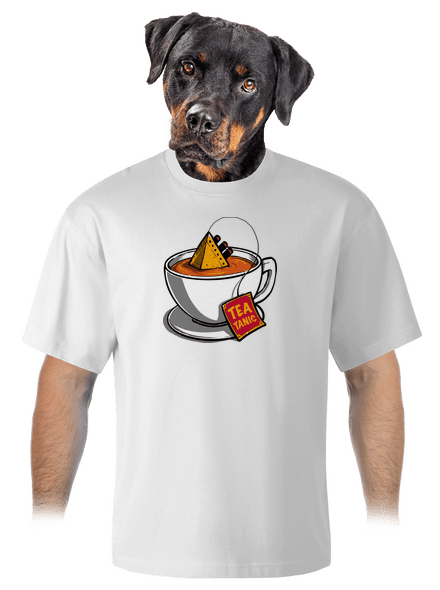 Teatanic unisex túlméretezett póló White