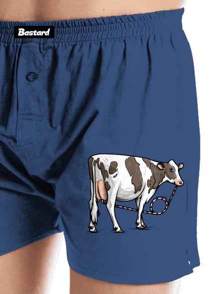 Cow drink férfi alsó nadrág Blue