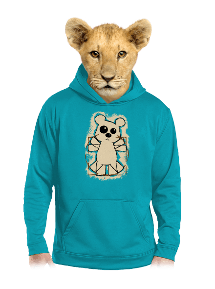 Da Vinci Teddy gyerek kenguruzsebes pulóver Hawaiian Blue