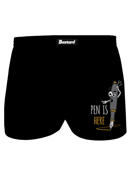 Pen is here férfi alsó nadrág Black