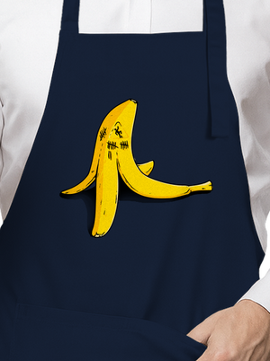 Banángyilkos kötény Navy