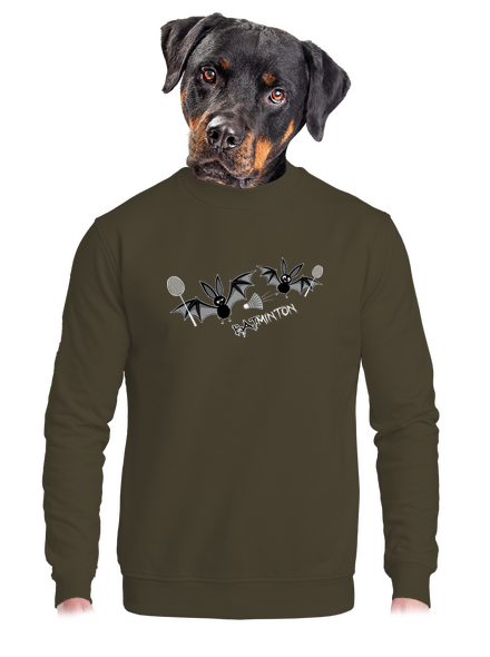 Batminton unisex crewneck Urban Khaki
