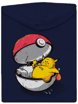 Pokémonnak annyi cipzáras férfi pulóver Navy