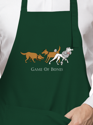 Game of Bones kötény Bottle Green