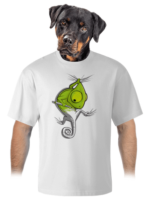 Hibajavító unisex túlméretezett póló White