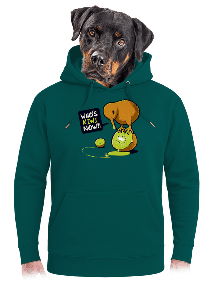 Kivi unisex prémium pulóver Emerald Green