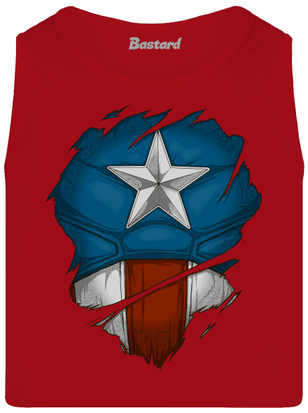 Captain inside férfi trikó Red