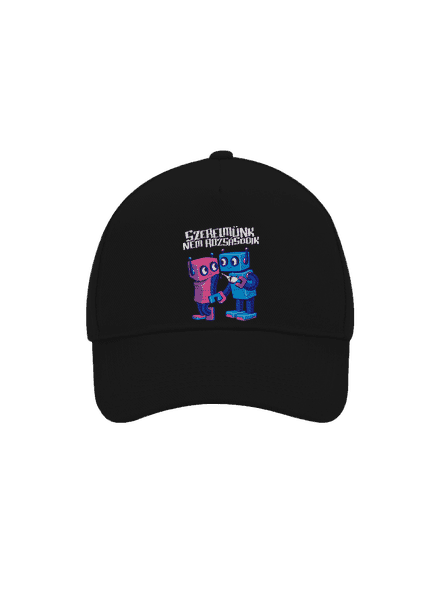 Robotok baseballsapka Black