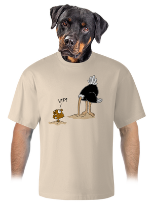 unisex túlméretezett póló