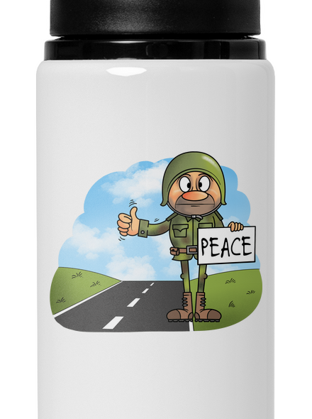 Peace kulacs White