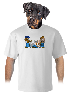 unisex túlméretezett póló