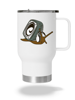 Házibuli termosz bögre White